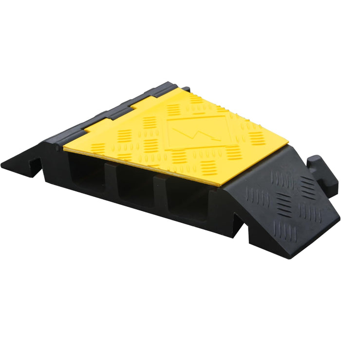 Atlas® 22.5 Degree Right Turn For (CP9986) 3 Channel Cable Protector - Yellow / Black