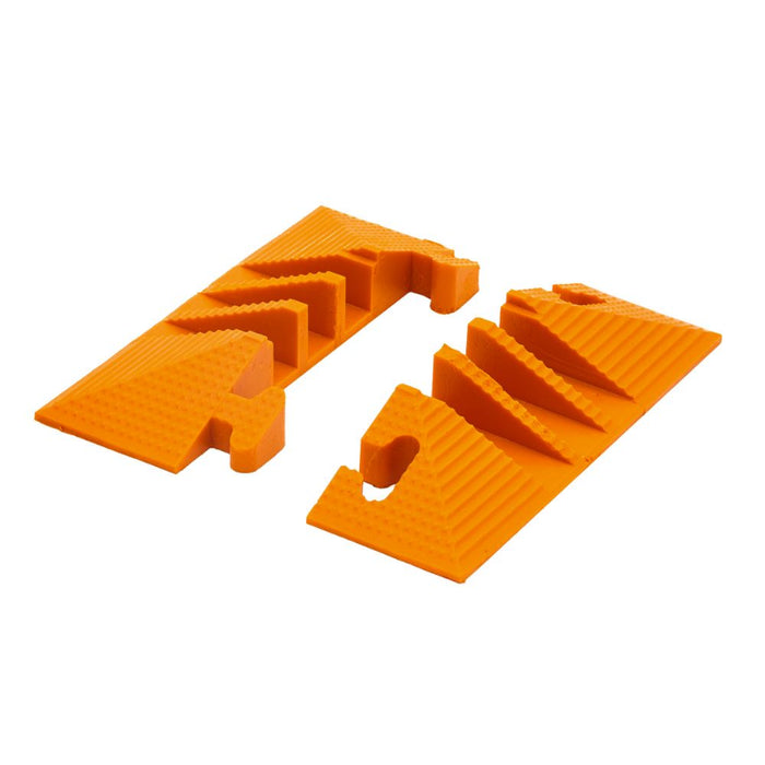Elasco® LiteGuard End Caps - 3 Channels - Orange