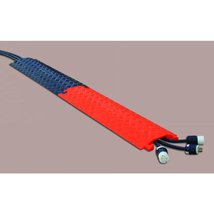 Fastlane® Drop Over Cable Protector Ramp - 1 Channel - Orange