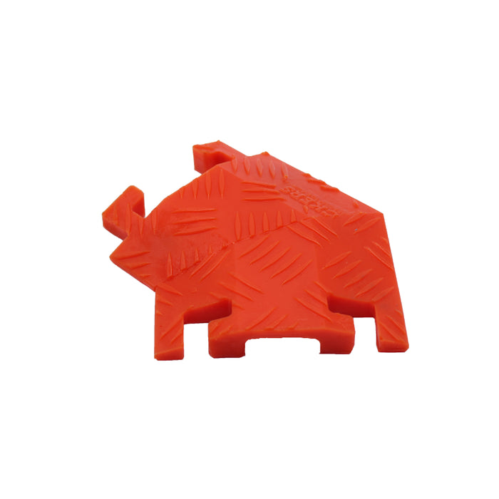 Fastlane® 45 Degree Left Turn for (FL1X4) 1 Channel Drop-Over Cable Protectors - Orange