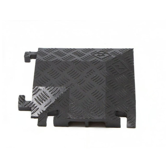 Fastlane® 90 Degree Left Turn for (FL2X1.75) 2 Channel Drop-Over Cable Protectors - Black
