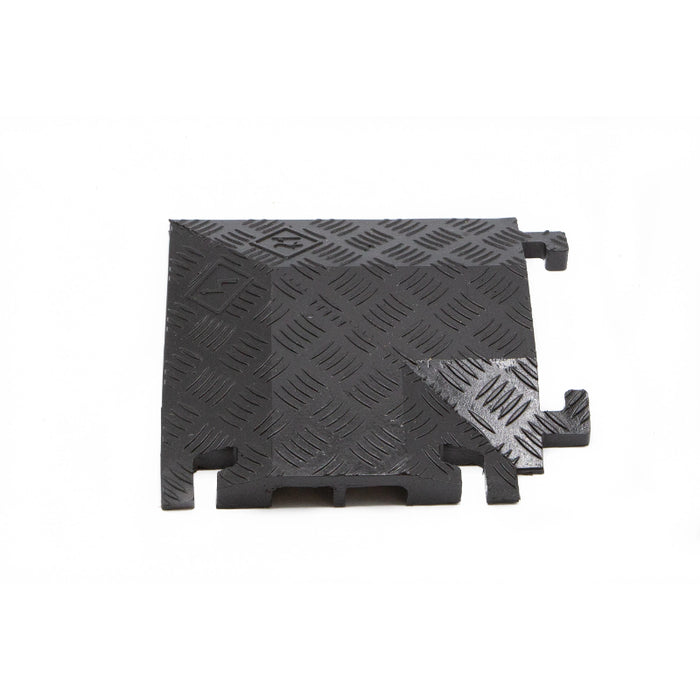 Fastlane® 90 Degree Right Turn for (FL2X1.75) 2 Channel Drop-Over Cable Protectors - Black