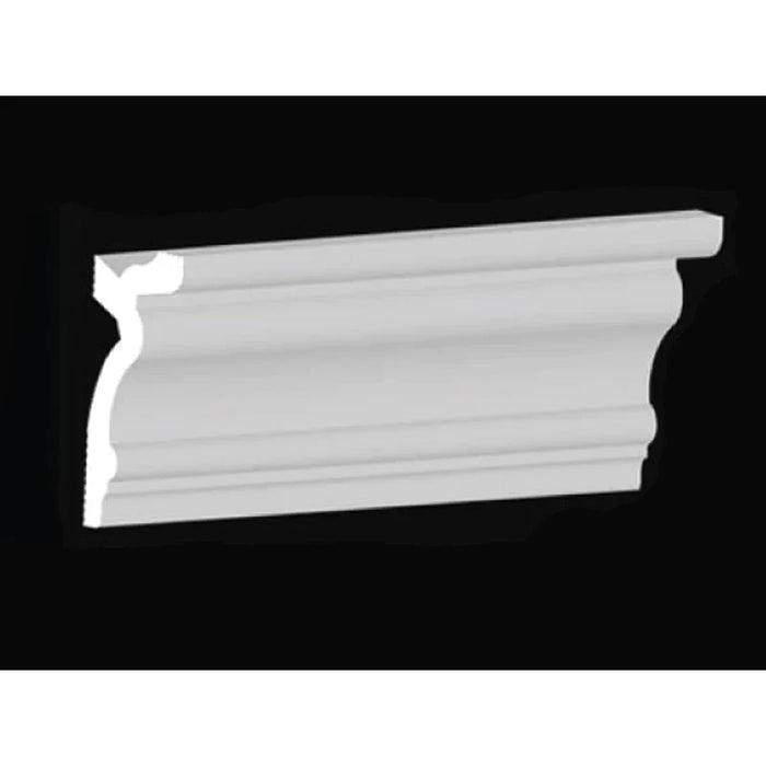 Foam Crown Molding - 3.5" H - 8' Length - Profile 4 - Paintable High Density Styrofoam