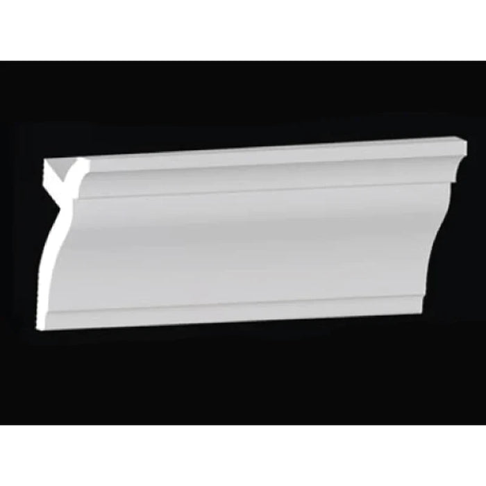 Foam Crown Molding - 4.5" H - 4' Length - Profile 6 - Paintable High Density Styrofoam