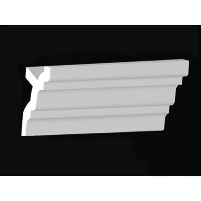 Foam Crown Molding - 5.5" H - 8' Length - Profile 3 - Paintable High Density Styrofoam