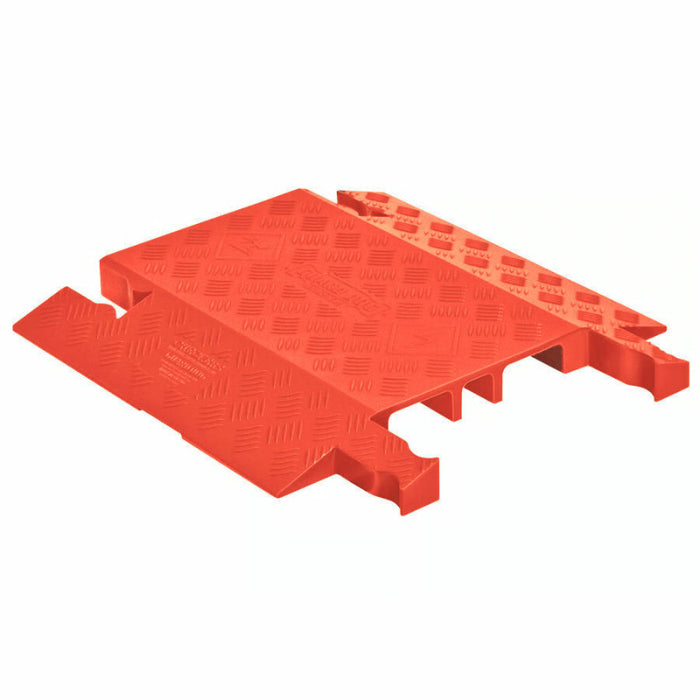 Guard Dog® Drop-Over Cable Protector Ramp - 3 Channels - Orange