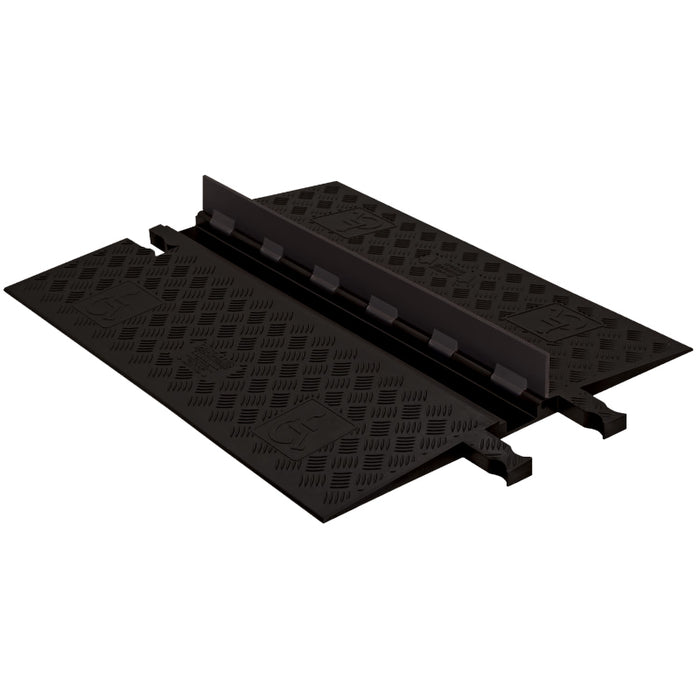Guard Dog® ADA Compliant Low Profile Cable Protector Ramp - 1 Channel - Black