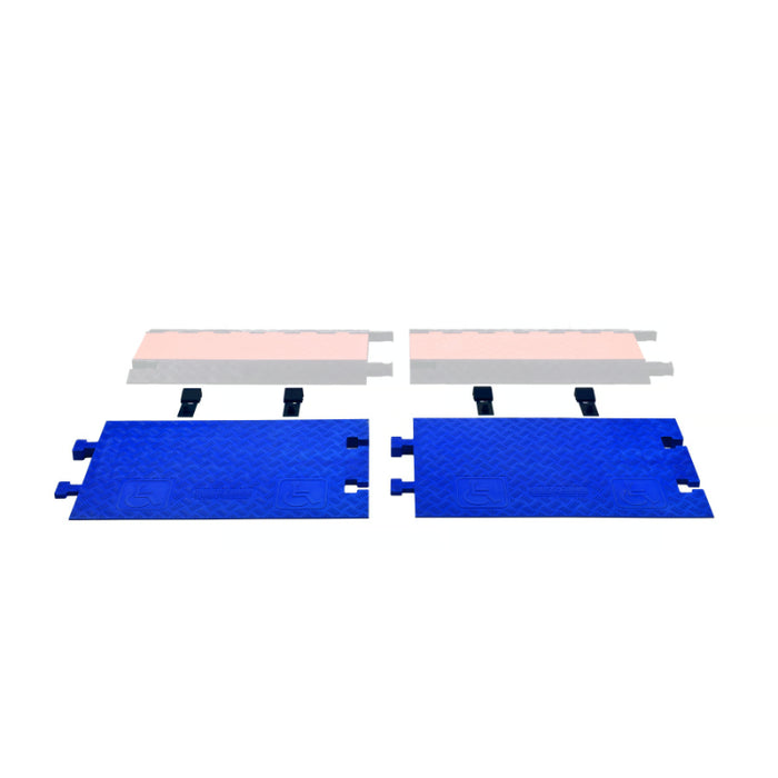 Guard Dog® ADA Ramps for (GD5X125) 5-Channel Cable Protector - Blue