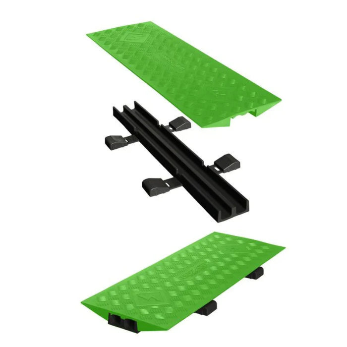 Guard Dog® Cable Bridge for 5-Channel Cable Protector - Hi-Viz Green / Black