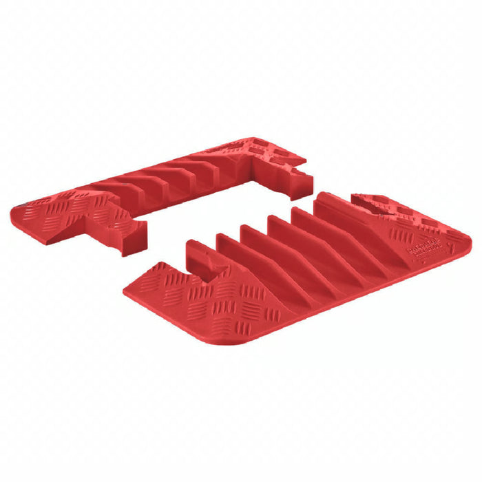 Guard Dog® End Caps for (GD5X125) 5-Channel Cable Protector - Orange