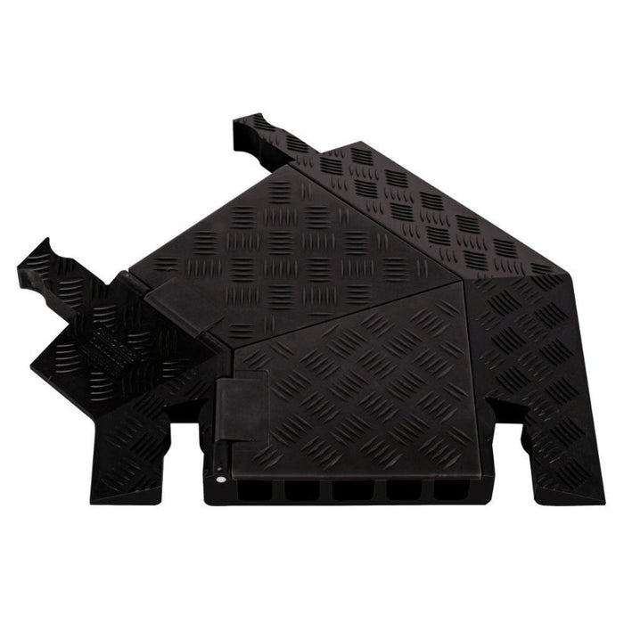 Guard Dog® 45 Degree Left Turn for (GD5X125) 5-Channel Cable Protector - Black
