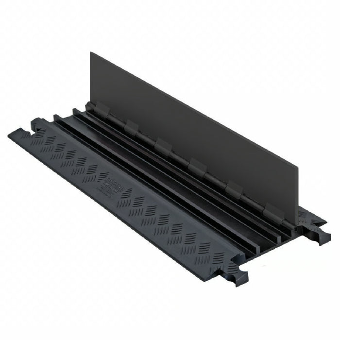 Guard Dog® Low Profile Cable Protector Ramp - 3 Channels - Black