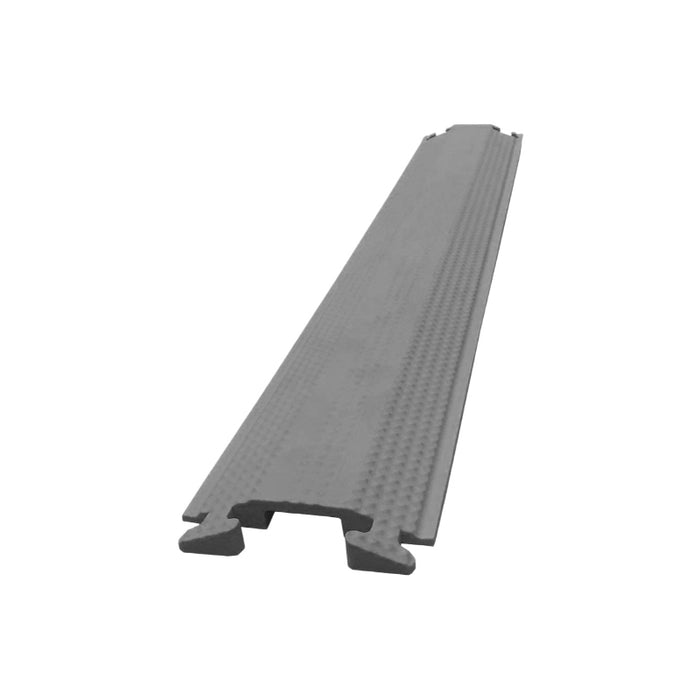 Kable Kontrol® Drop Over Floor Cord Cover 60" Long - 1 Channel - Gray
