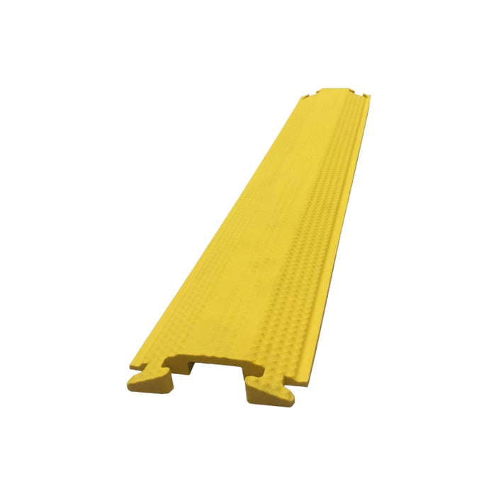 Kable Kontrol® Drop Over Floor Cord Cover 36" Long - 1 Channel - Yellow
