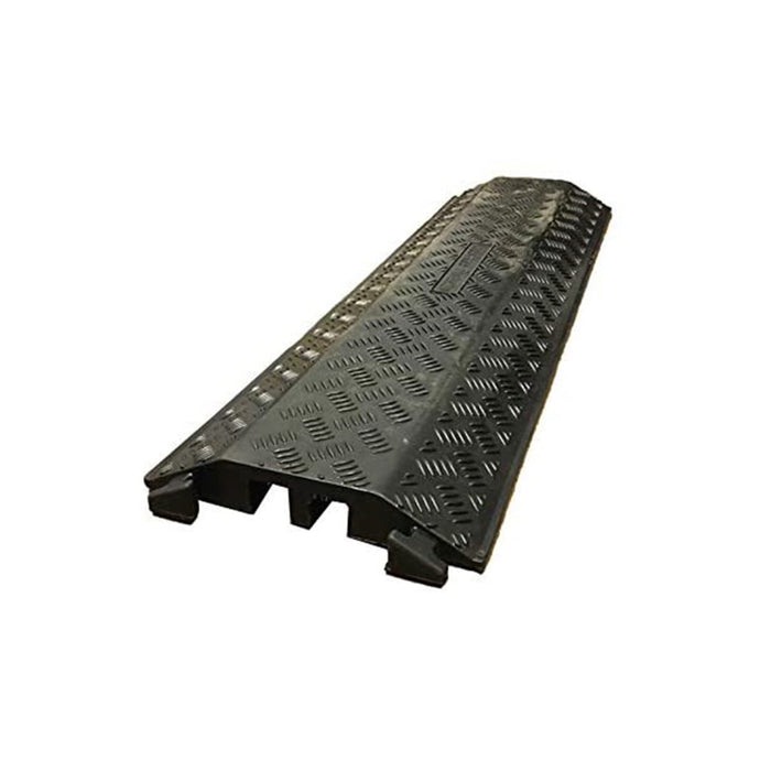 Kable Kontrol® Drop Over Floor Cord Cover - 2 Channel - Black