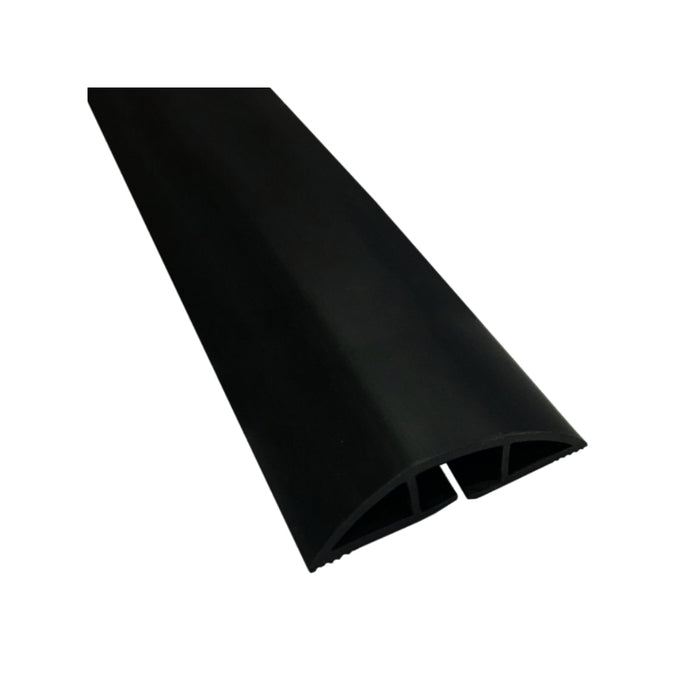 Kable Kontrol® PVC Floor Cord Cover Kit - 15' Long - Black