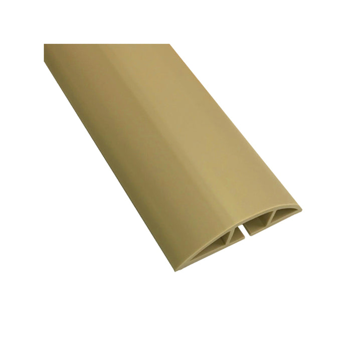 Kable Kontrol® PVC Floor Cord Cover Kit - 15' Long - Tan