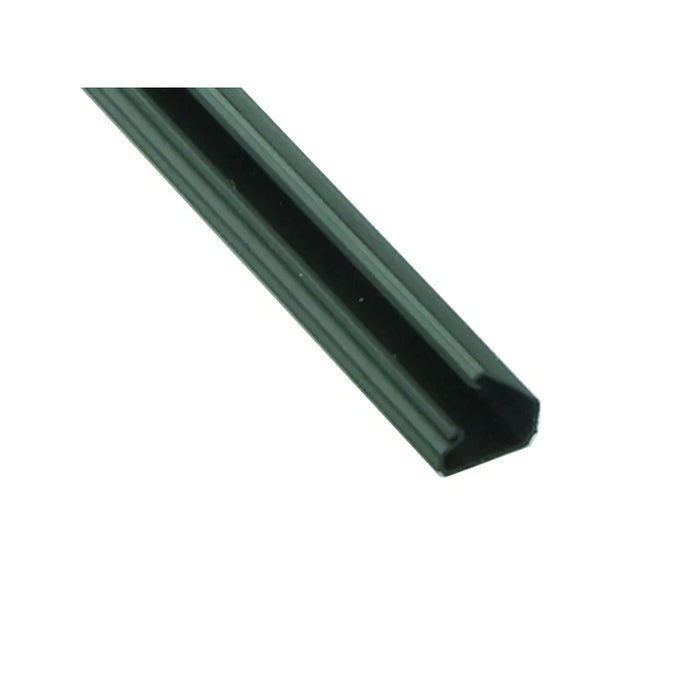 Kable Kontrol® Wall Cord Cover Cable Raceway - 1/2" H x 3/4" W x 96" L - Hinged Locking Closure - Black