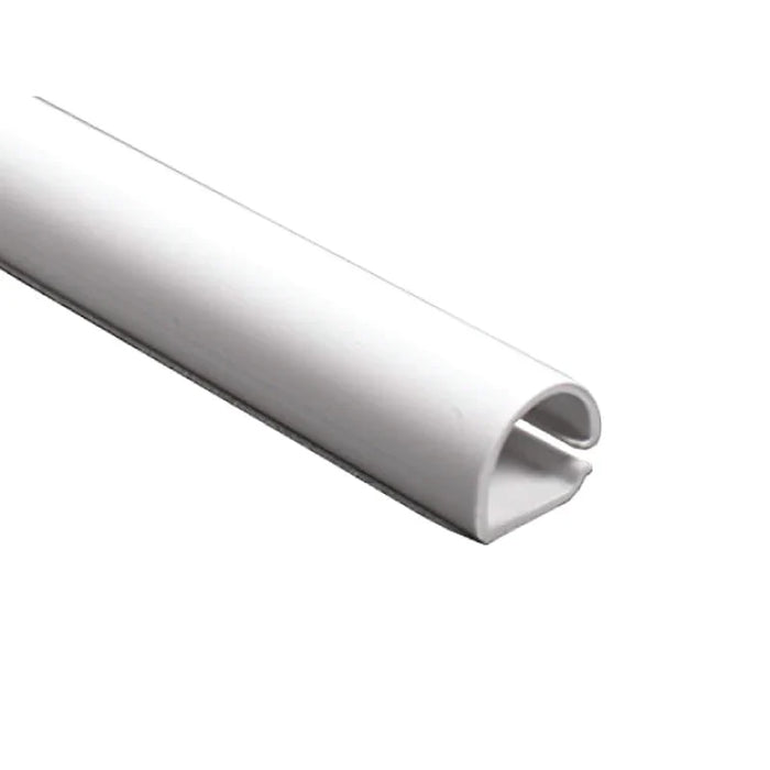 Kable Kontrol® Rounded Wall Cord Cover Cable Raceway - 0.43" W x 0.5" H x 60" L