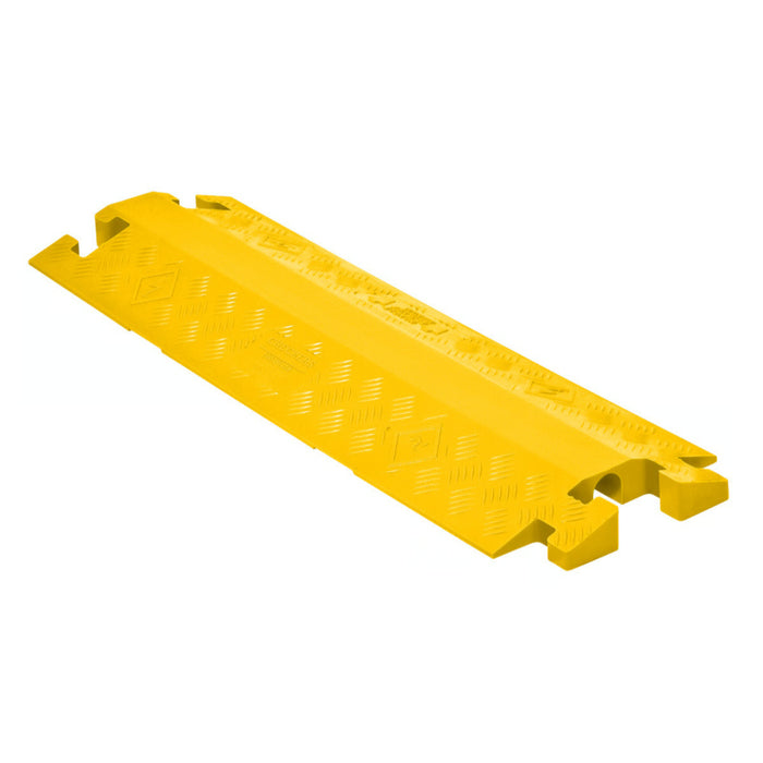 Linebacker® Drop Over Cable Protector Ramp - 1 Channel - Yellow