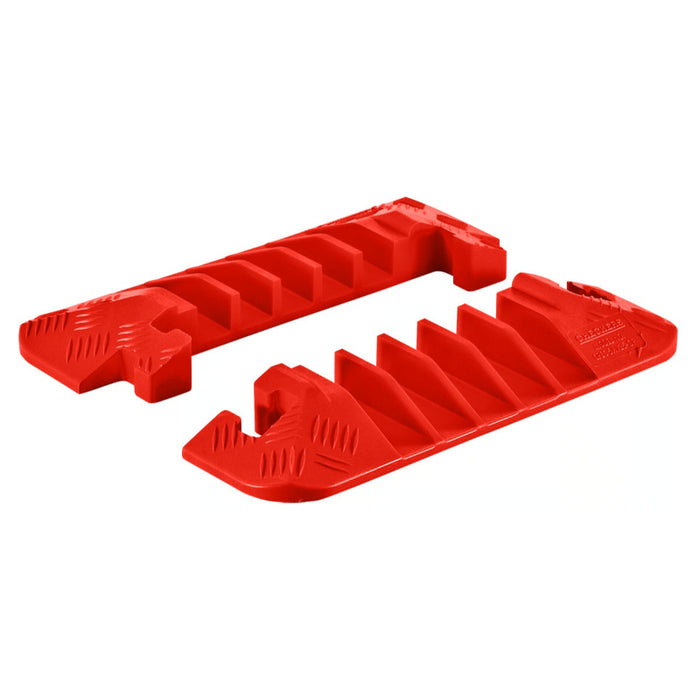 Linebacker® End Caps for (CP5X125-GP) 5 Channel Cable Protector - Orange