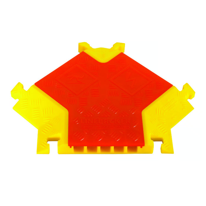 Linebacker® Y Section for (CP5X125-GP-O/Y) 5 Channel General Purpose Cable Protector - Orange / Yellow