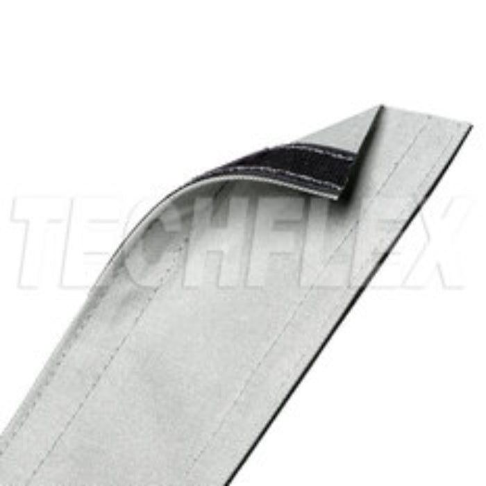 Techflex® Dura Race Carpet Cord Covers - 5" Wide X 25' Long - Gray