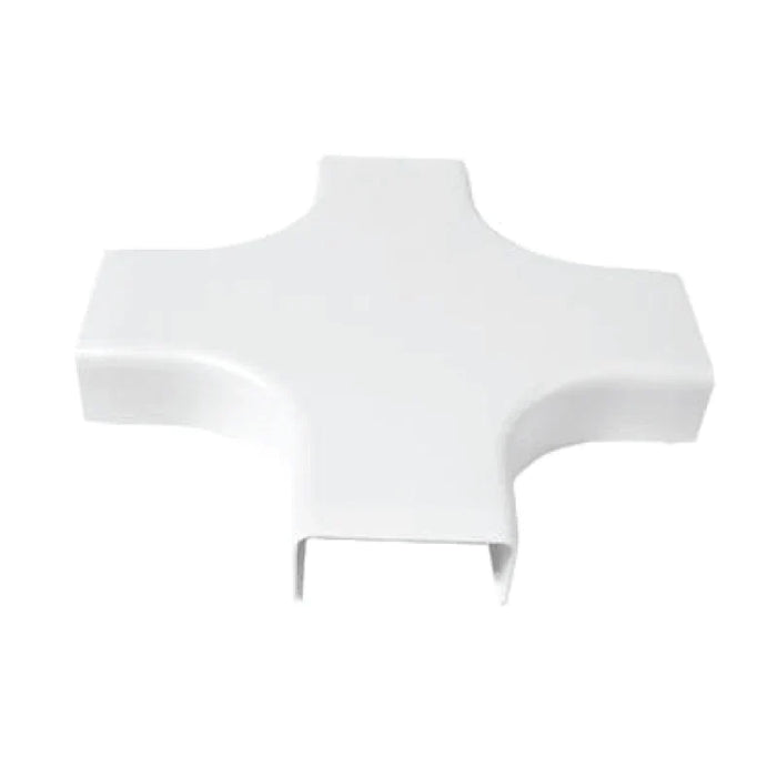 Wire Trak® 4-Way "T" Fitting For WC400 Series - White