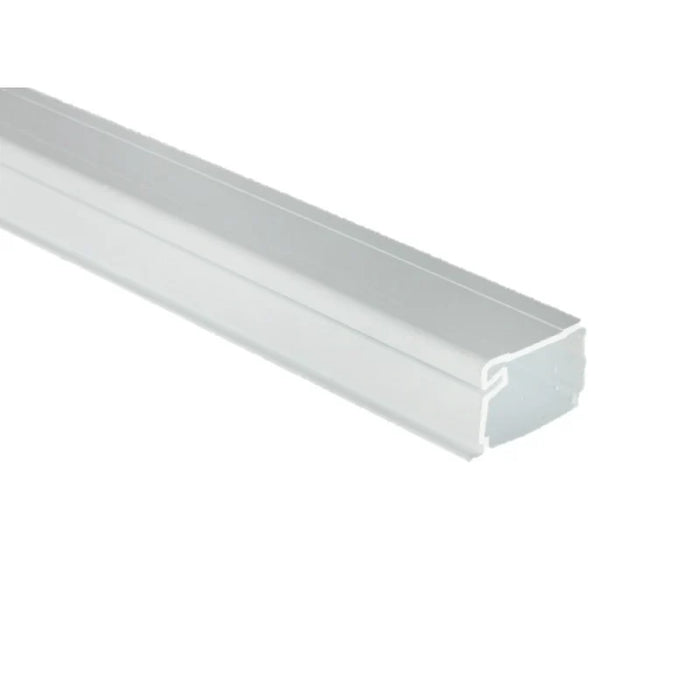 Wire Trak® Hinged Wall Cord Cover Cable Raceway - 1" W x 0.5" H - 6' L - White