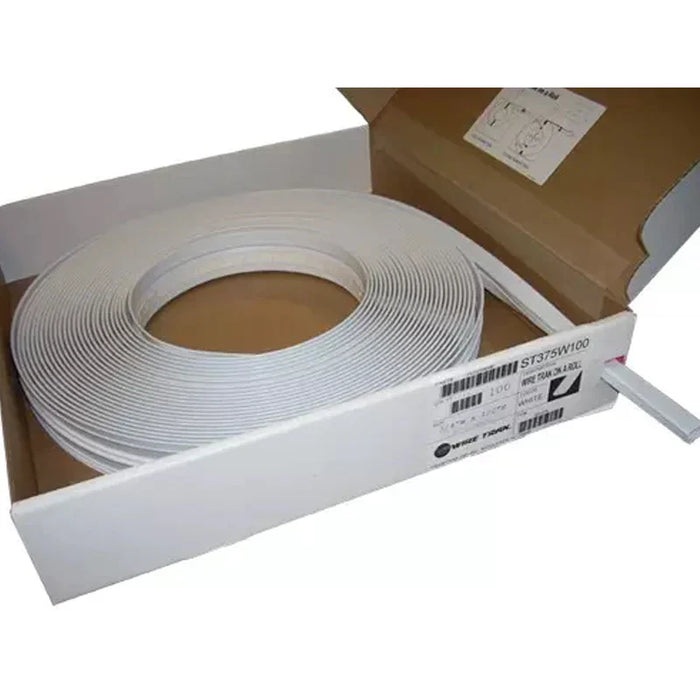 Wire Trak® WireTrak Cable Raceway On a Roll - 1" W x 0.5" H x 50' L