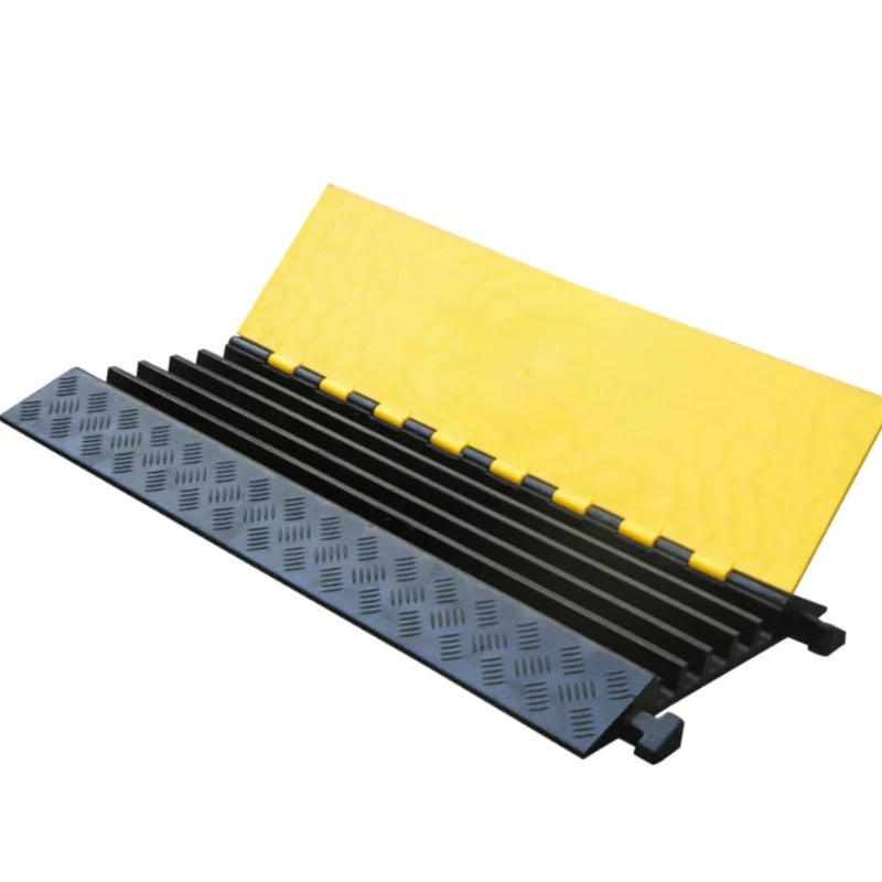 5 channel cable protectors and cable ramps