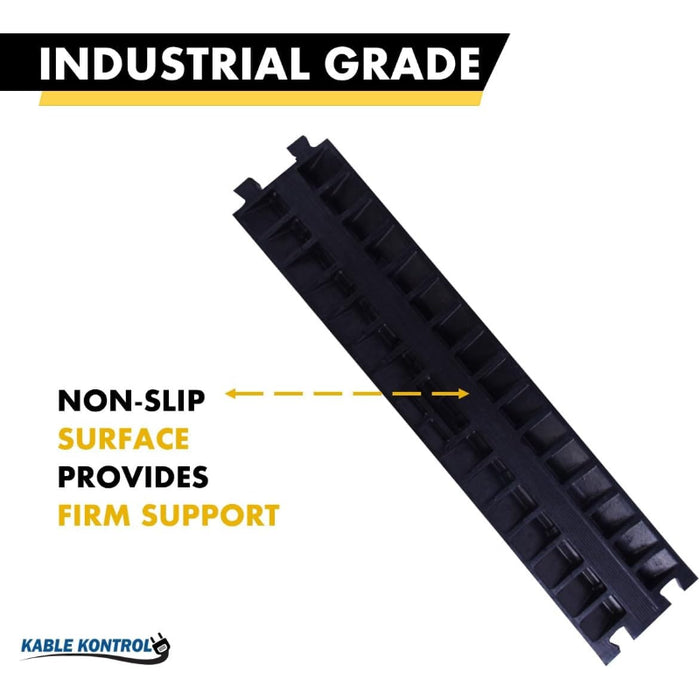 Atlas Pipe Protector Ramp ATLAS® Heavy Duty Cable Protector Ramp - 1 Channel — CableCovers.com