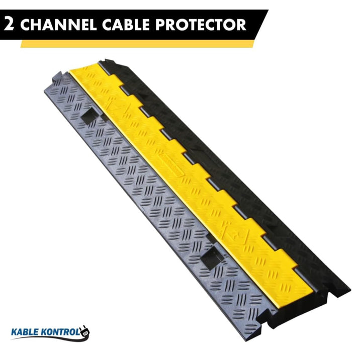 ATLAS® Heavy Duty Cable Protector Ramp - 2 Channels