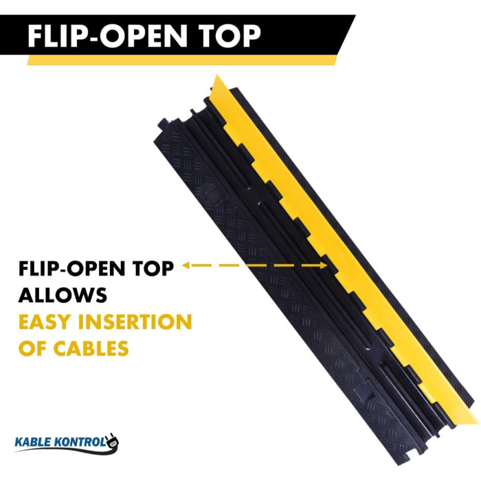 ATLAS® Heavy Duty Cable Protector Ramp - 2 Channels