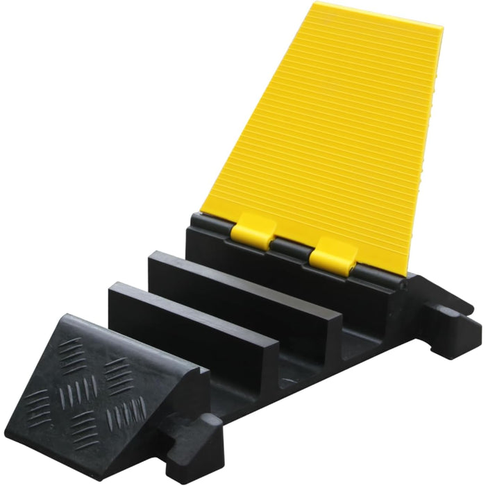 Atlas® 22.5 Degree Right Turn For (CP9986) 3 Channel Cable Protector - Yellow / Black