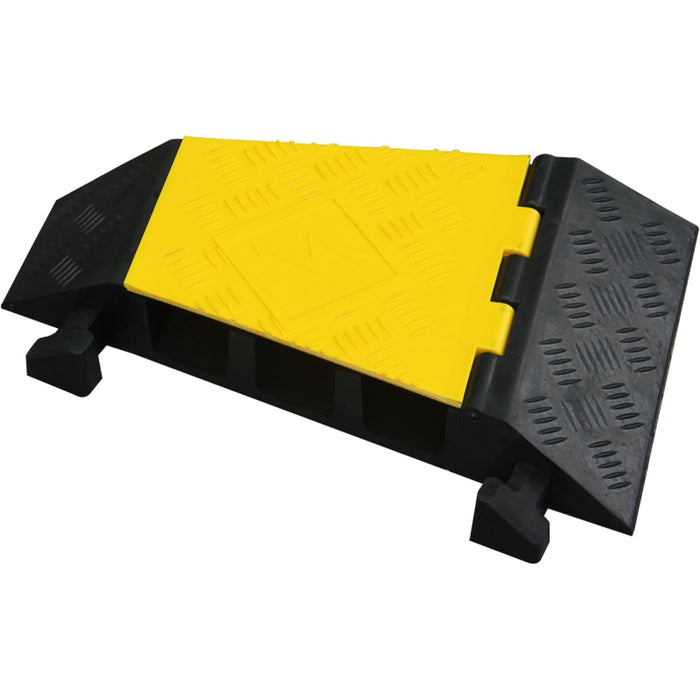 Atlas® 22.5 Degree Right Turn For (CP9986) 3 Channel Cable Protector - Yellow / Black