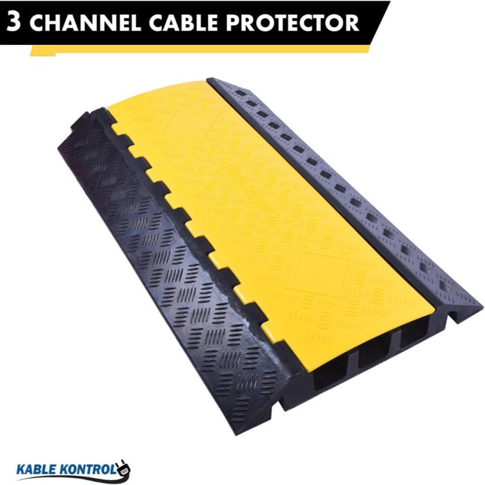 ATLAS® Heavy Duty Cable Protector Ramp - 3 Channels