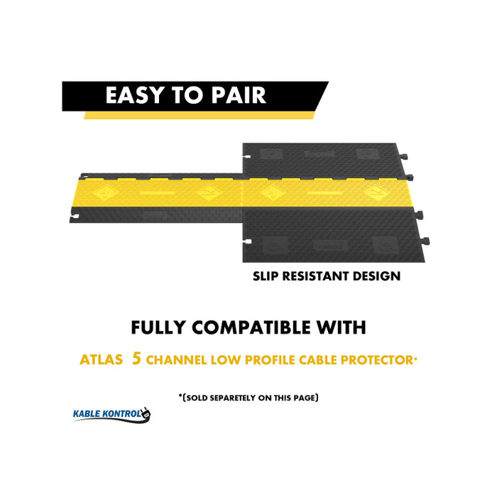 ATLAS® ADA Compliant Cable Ramp - 5 Channels