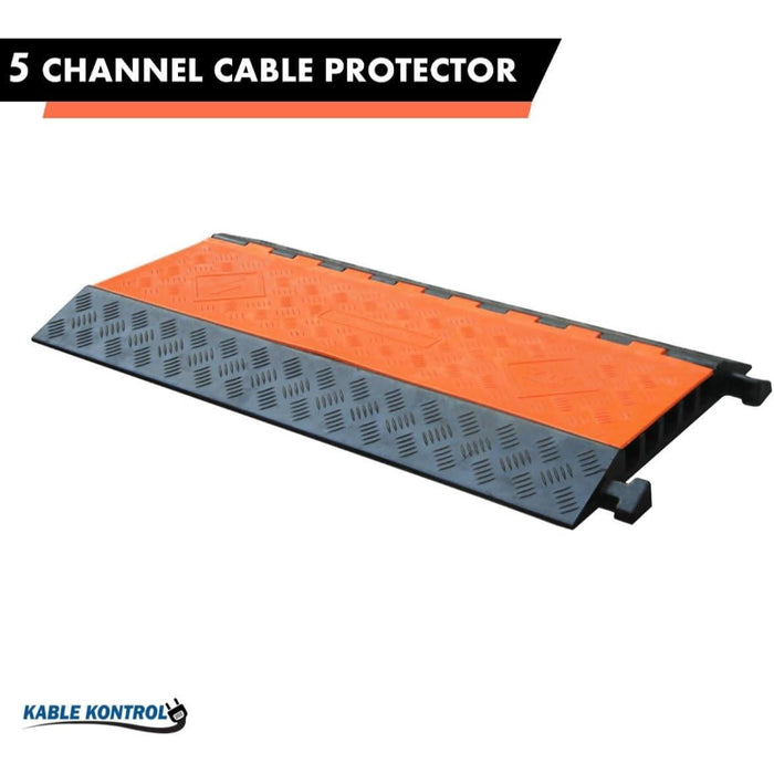 ATLAS® Extra Heavy Duty Cable Protector - 5 Channels