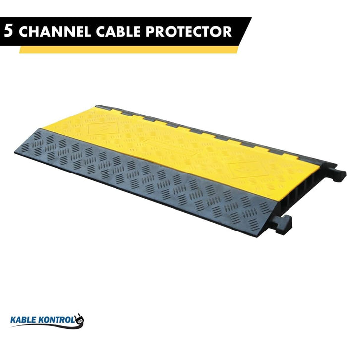 ATLAS® Heavy Duty Cable Protector Ramp - 5 Channels