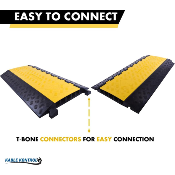 Atlas Pipe Protector Ramp ATLAS® Heavy Duty Cable Protector Ramp - 5 Channels — CableCovers.com
