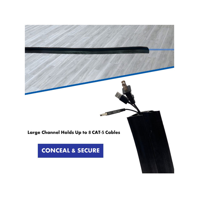 Atlas® Rubber Duct Floor Cord Cover