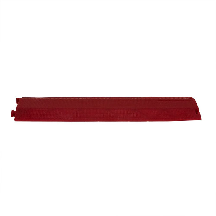 Elasco® Drop Over Cable Protector - 1 Channel - Red