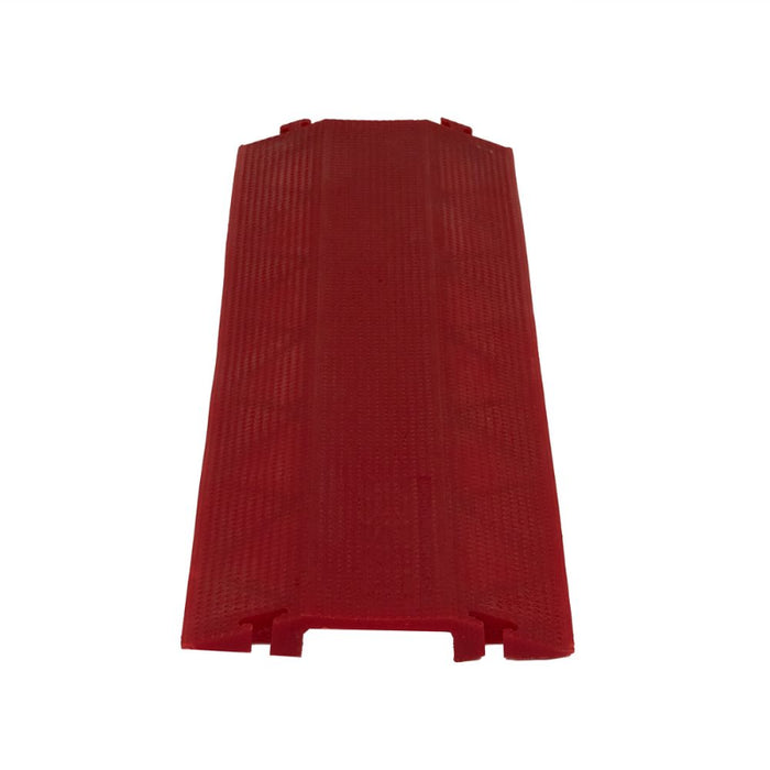 Elasco® Drop Over Cable Protector - 1 Channel - Red