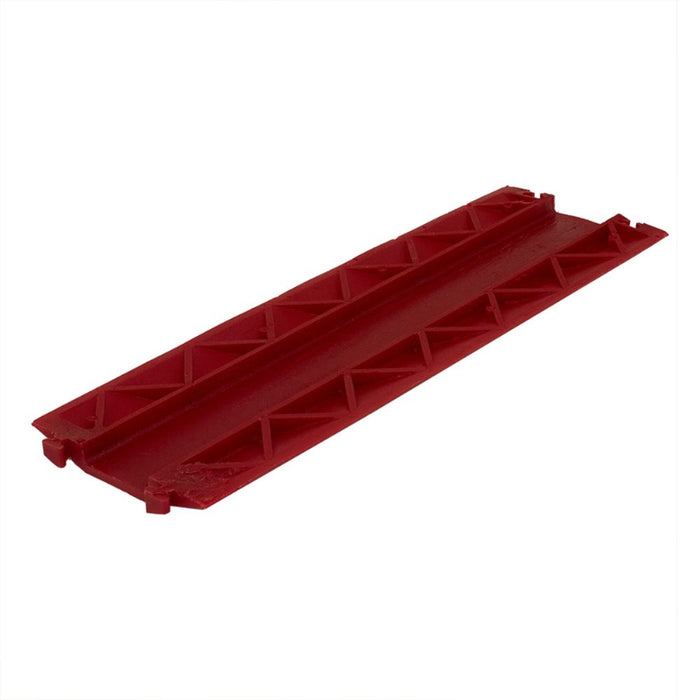 Elasco® Drop Over Cable Protector - 1 Channel - Red