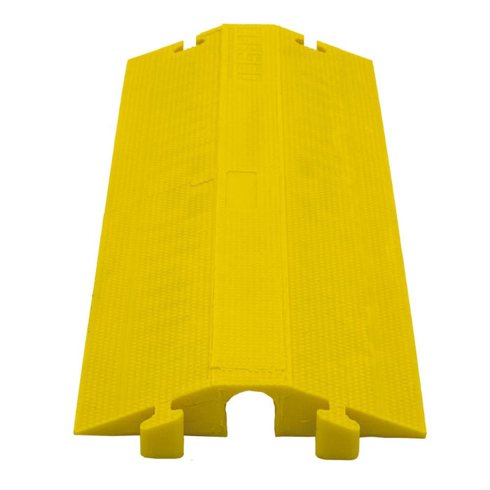 Elasco® - Drop Over Cable Protector - 1 Channel - Yellow