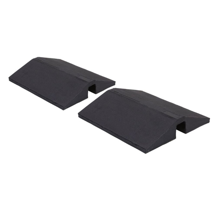 Elasco® 3 Inch Heavy Duty Hose bridge Pair - 1 Channel - Black