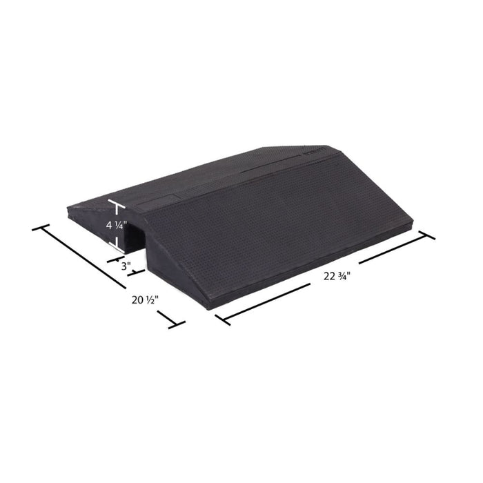 Elasco® 3 Inch Heavy Duty Hose bridge Pair - 1 Channel - Black