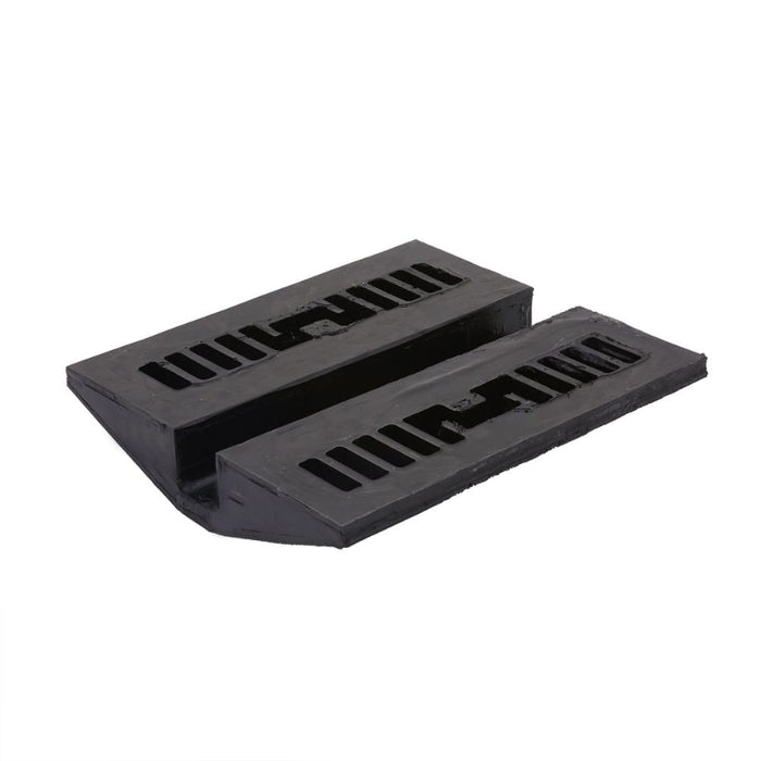 Elasco® 3 Inch Heavy Duty Hose bridge Pair - 1 Channel - Black
