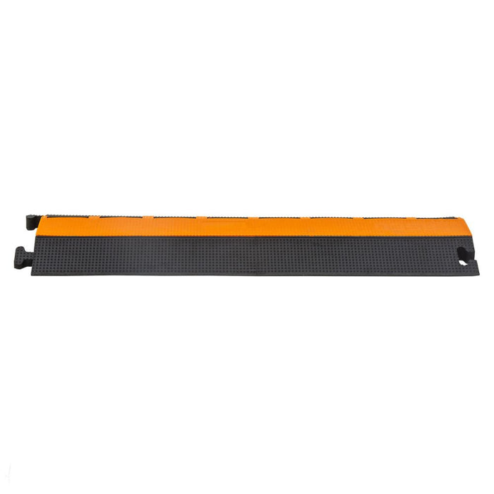 Elasco® LiteGuard Cable Protector Ramp - 2 Channels - Black / Orange
